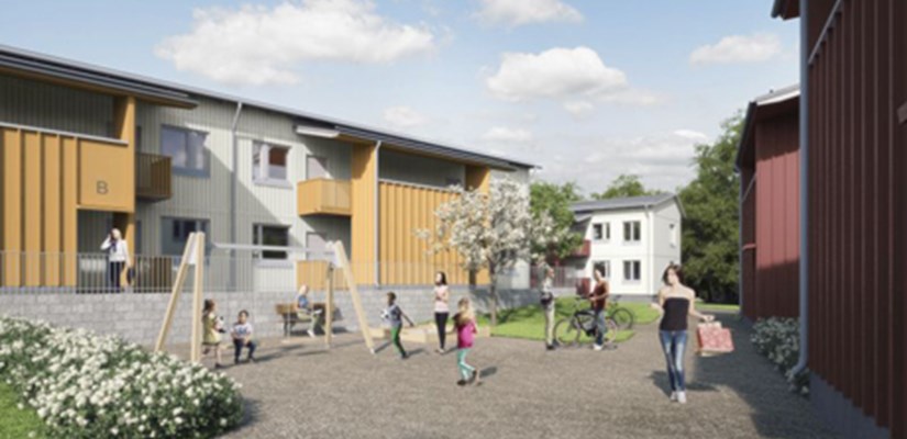 BoKlok Espoon Kurrenkolo, havainnekuva BoKlok Espoon Kurrenkolo, havainnekuva