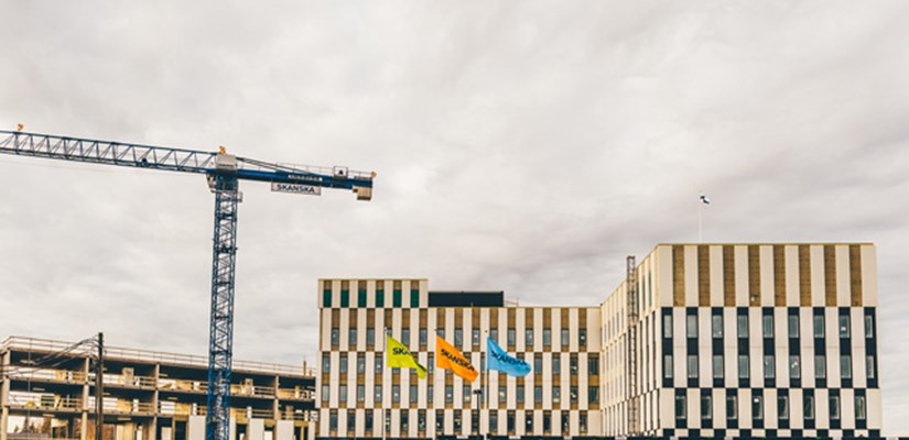 Aviabulevardin rakennustyöt etenevät vauhdikkaasti. Kuva on otettu työmaalla 29.10.2015. Aviabulevardin rakennustyöt etenevät vauhdikkaasti. Kuva on otettu työmaalla 29.10.2015.
