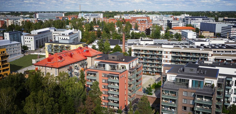 Helsingin Jasmine edustaa Skanskan asuntotuotantoa Talissa.