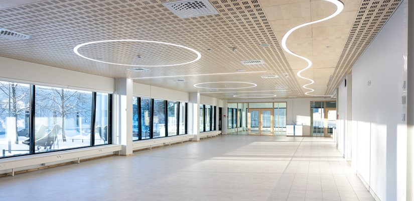 Paavolan kampus kuvattuna tammikuussa 2022. Kuva: Lahden kaupunki / Markus Ketola Paavolan kampus, sisäkuva