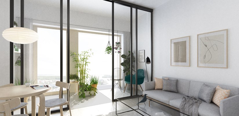 Hyperion rakentuu Vuosaareen hyvien yhteyksien ja palveluiden äärelle. Kuva: B&M Architecs. Hyperion rakentuu Vuosaareen hyvien yhteyksien ja palveluiden äärelle. Kuva: B&M Architecs.