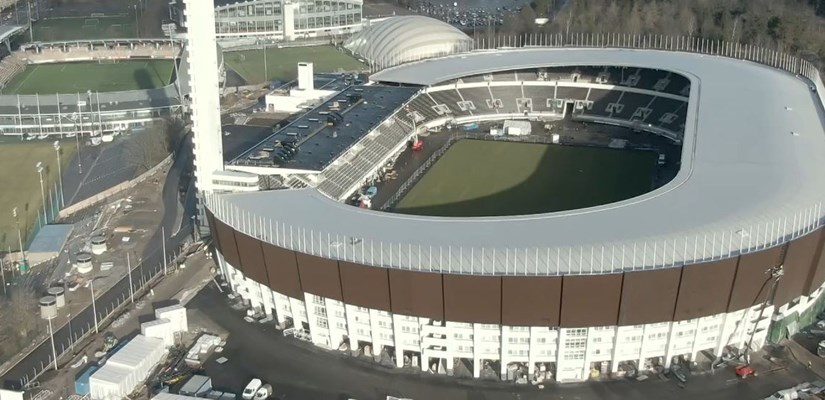 Olympiastadion ilmasta kuvattuna Olympiastadion ilmasta kuvattuna