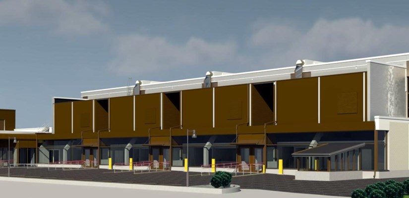 Lappeenrannan uudistetun urheilutalon havainnekuva 3D Lappeenrannan uudistetun urheilutalon havainnekuva 3D