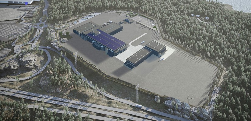 Lokomotionin ensimmäisen vaiheen havainnekuva lännestä päin kuvattuna. Kuva: Ramboll Finland Oy Lokomotionin ensimmäisen vaiheen havainnekuva lännestä päin kuvattuna. Kuva: Ramboll Finland Oy