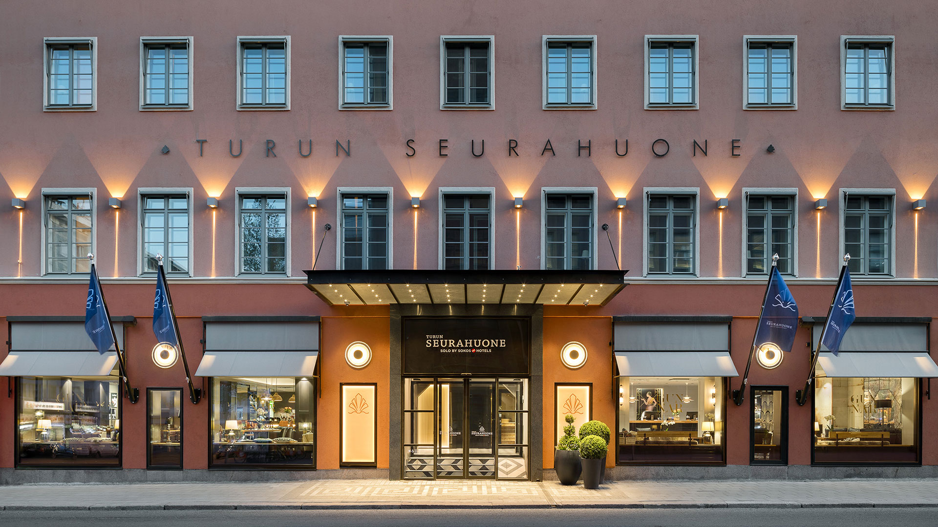 Turun Seurahuone on valmistunut alunperin vuonna 1928 ja se on yksi Suomen vanhimmista hotelleista.