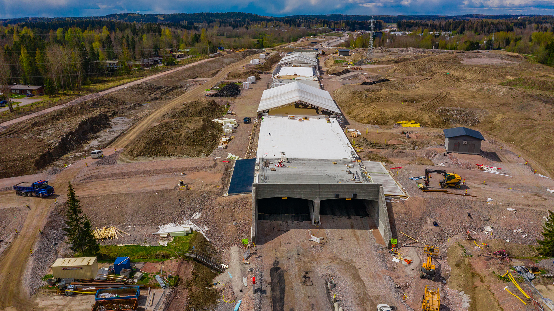 Kuvassa Patomäen betonitunneli.