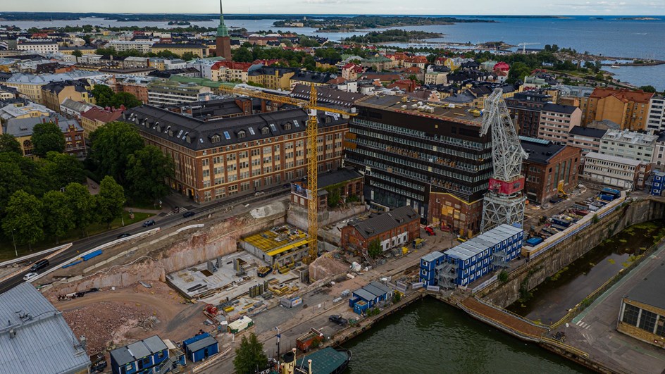 Aluekehitys - Telakkaranta - Ilmakuva - Kesäkuu 2019