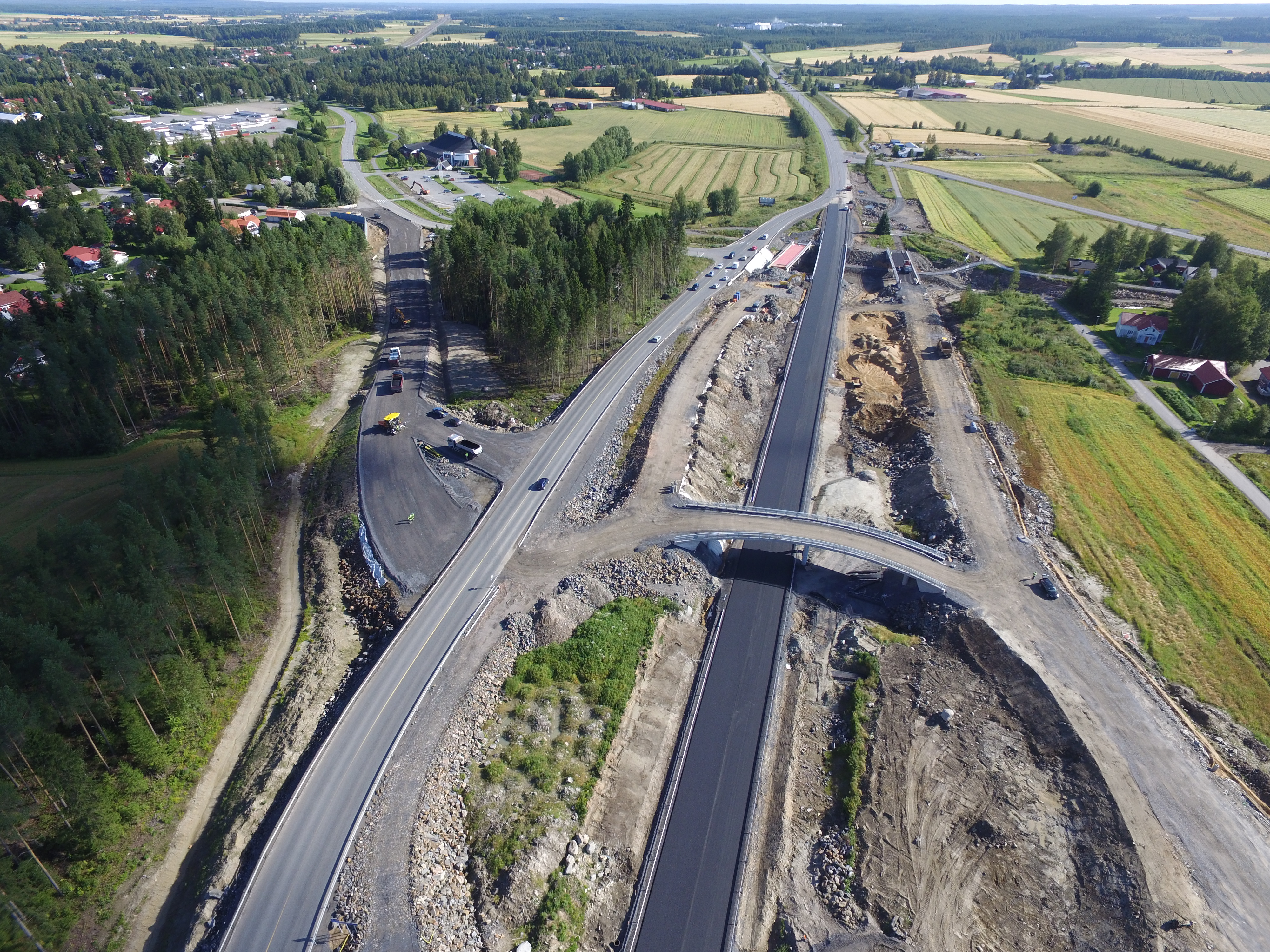Vt 19 Seinäjoen itäinen ohikulkutie valmistui vuonna 2017.