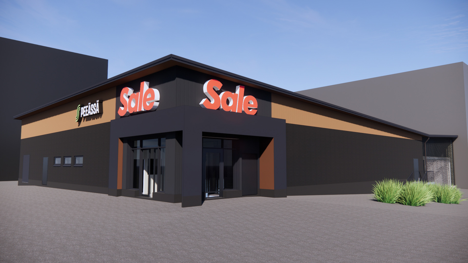 Havainnekuva uudesta Sale Puijonkuppeesta. Kuva: Rakennussuunittelutoimisto Turunen & Räisänen.