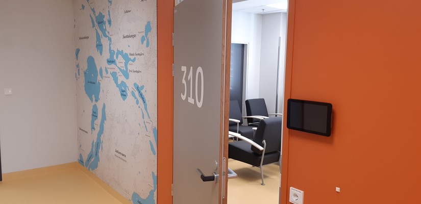 Lastenpoliklinikka uudessa 2a-osassa. Kuva: Kainua-allianssi Lastenpoliklinikka uudessa 2a-osassa. Kuva: Kainua-allianssi