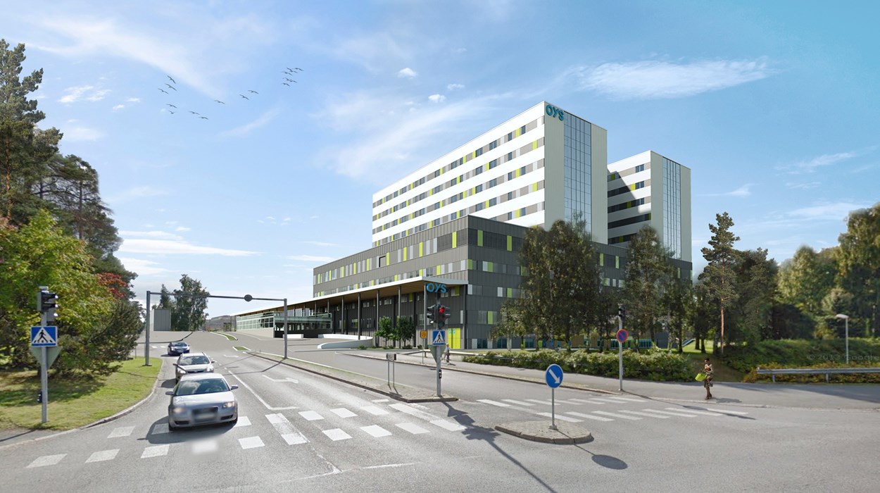 Oulu University Hospital street view