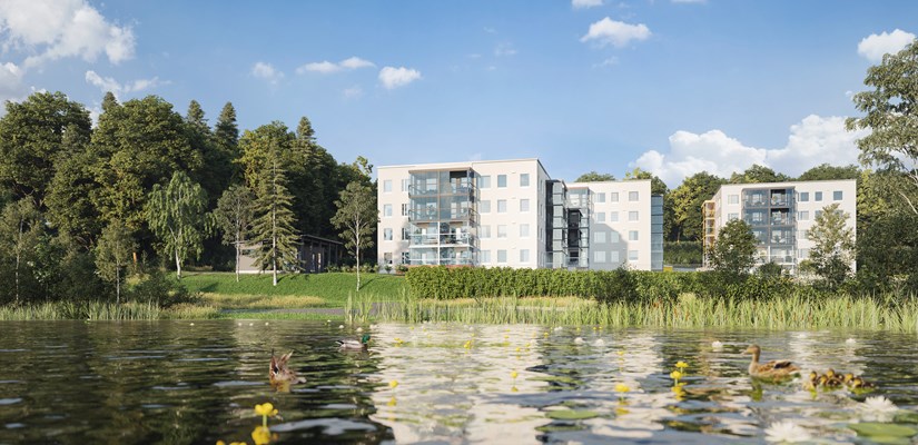 Monista Jyväskylän Tyynen asunnoista avautuu järvimaisema. Monista Jyväskylän Tyynen asunnoista avautuu järvimaisema.