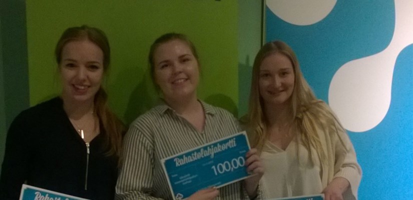 Linda Kolehmaisen, Eveliina Suonpään ja Ida Koskinen Linda Kolehmaisen, Eveliina Suonpään ja Ida Koskinen