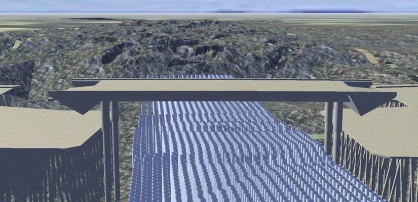 VT8 tieosuudella Kotiranta-Stormossen on käytetty tietomallintamista hankkeen suunnittelussa ja toteutuksessa. Tässä kuvassa näkyy pilaristabilointia, silta, paalulaattoja ja kallion pintaa. VT8 tieosuudella Kotiranta-Stormossen on käytetty tietomallintamista hankkeen suunnittelussa ja toteutuksessa. Tässä kuvassa näkyy pilaristabilointia, silta, paalulaattoja ja kallion pintaa.