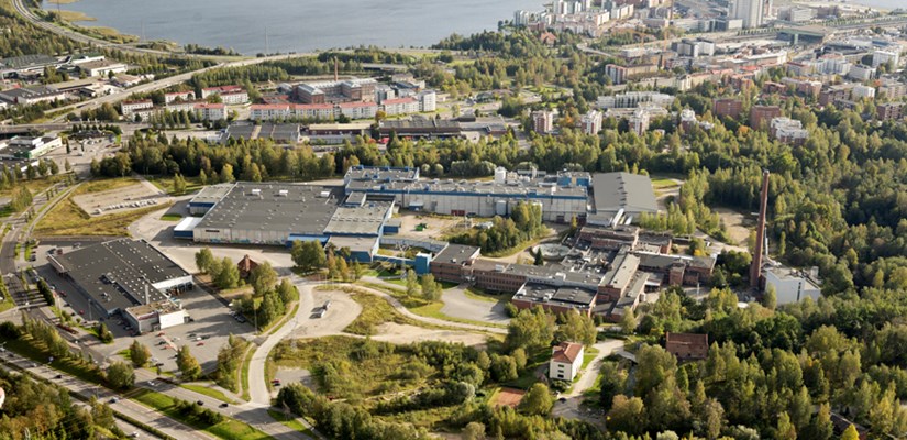 Kankaan alue ilmasta käsin nähtynä Kankaan alue ilmasta käsin nähtynä