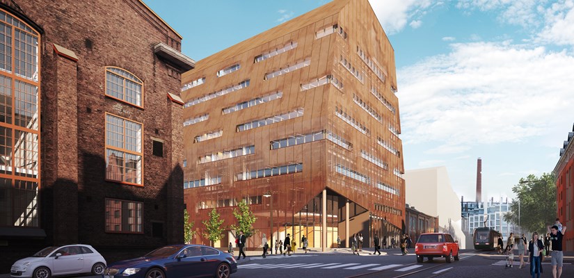 ECHAn toimitalo kuvattuna Telakkakadun suunnasta ECHAn toimitalo kuvattuna Telakkakadun suunnasta